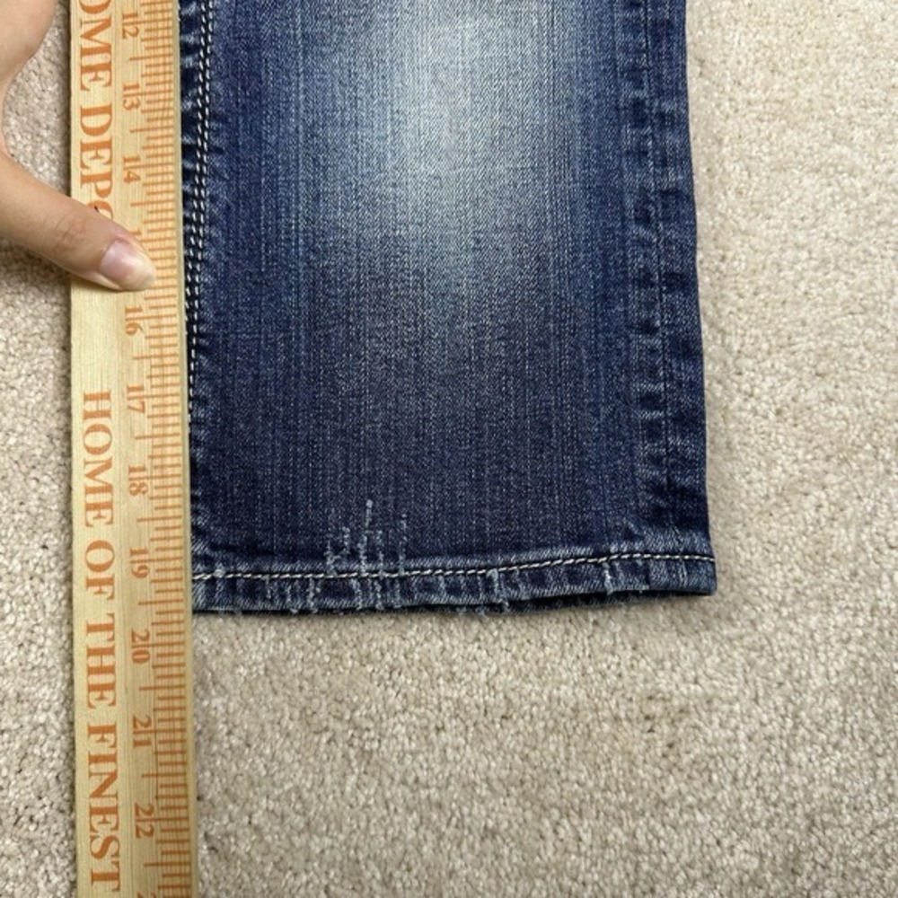 Rock Revival Capri Jeans Women 29 *28x19.5* Blue Denim Distressed - Picture 13 of 13